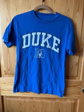 Vintage Duke University Short Sleeve T Shirt Tee Size S Blue